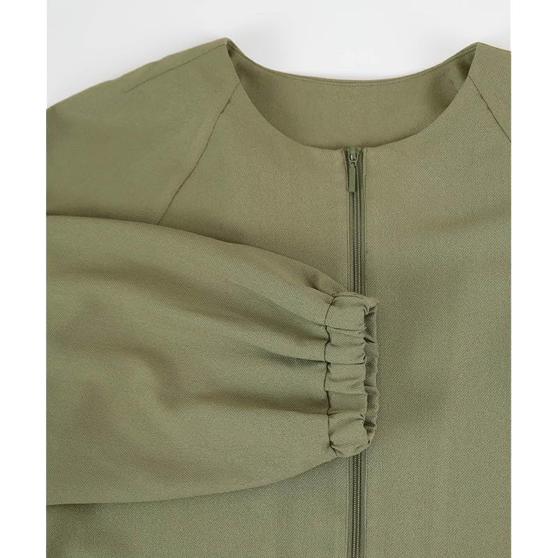 クルーネック ブルゾン