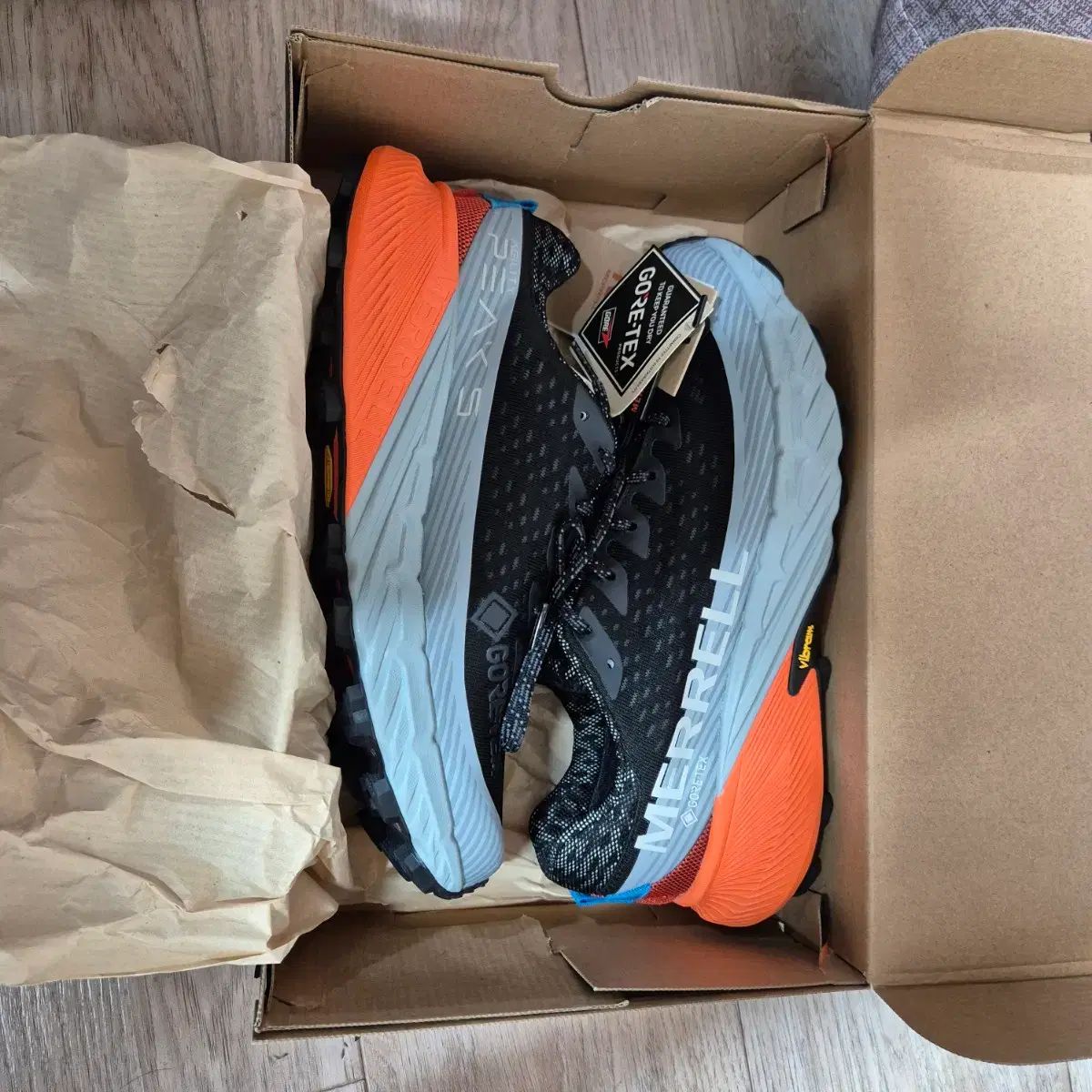  MERRELL メレル アジリティ ピーク 5 GORE-TEX ゴアテックス 登山靴 9.5 275 登山靴 トレッキングシューズ アウトドアシューズ