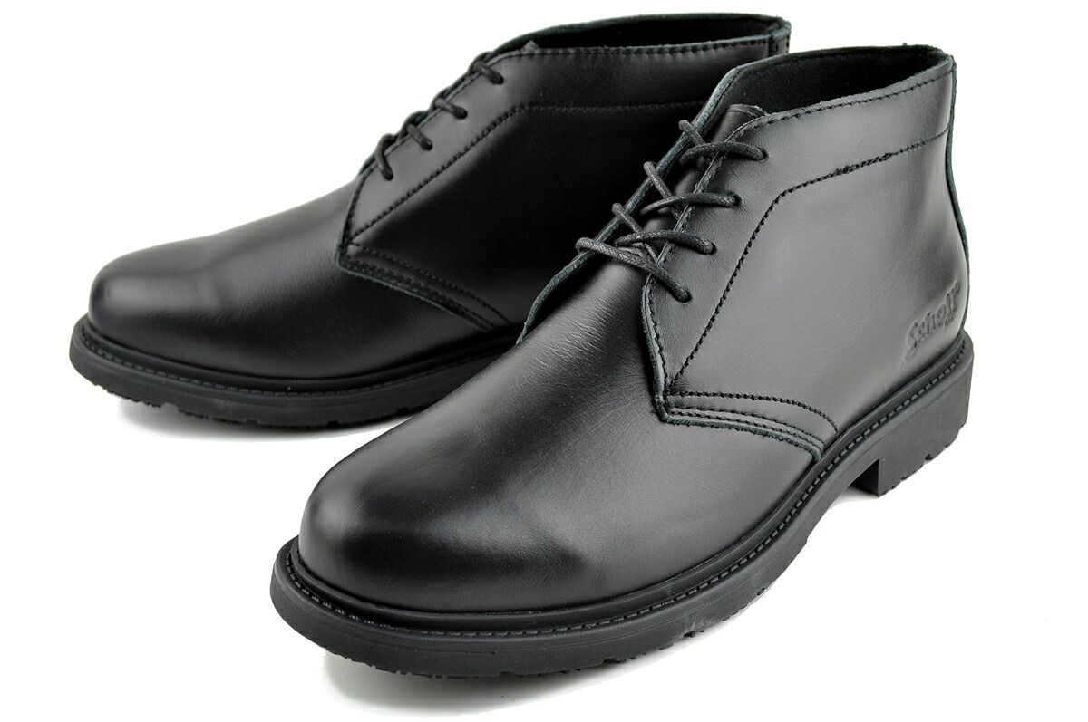 ショット チャッカ ブーツ ブラック Schott CHUKA BOOTS BLACK s23002