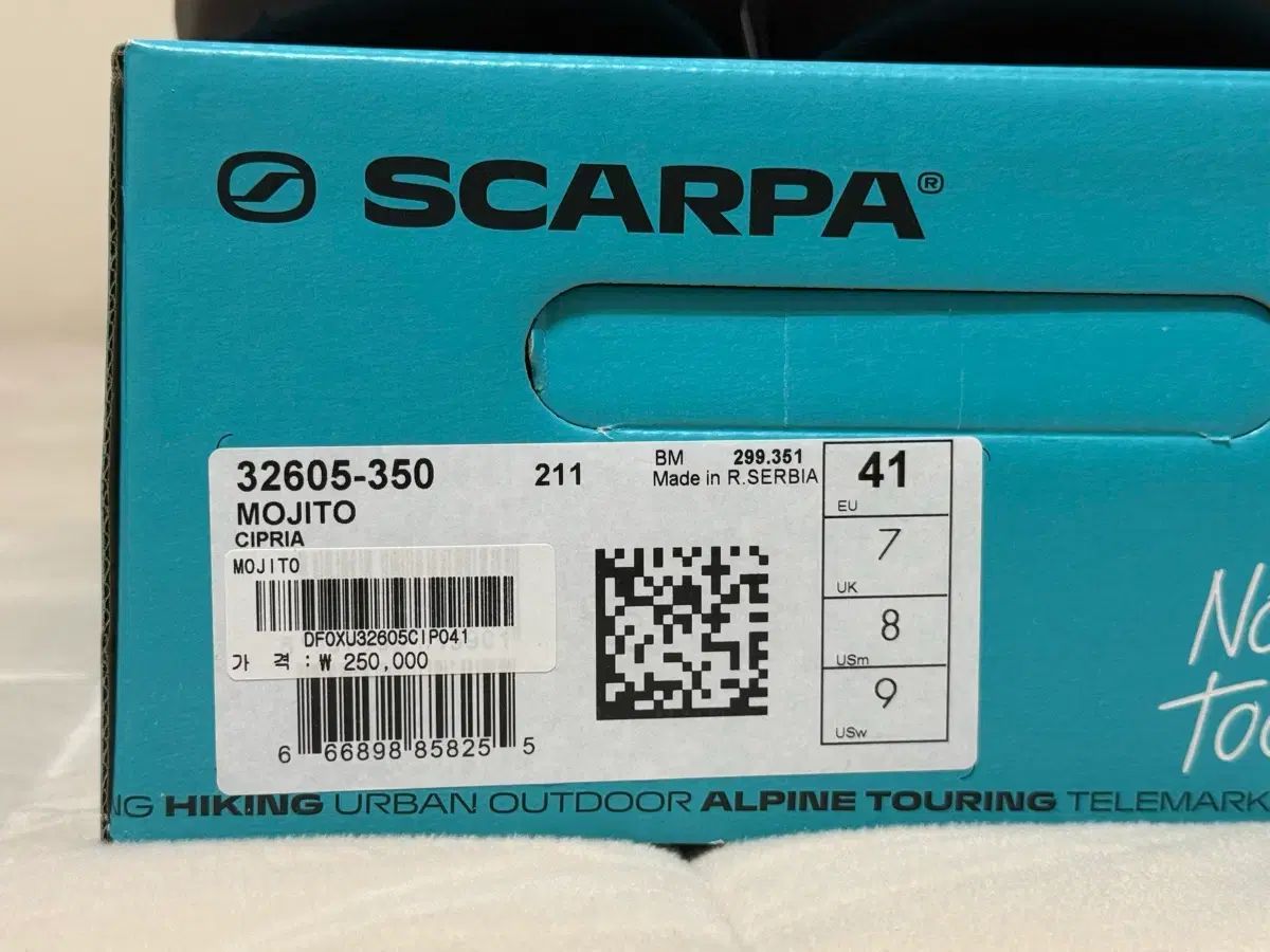 SCARPA スカルパ モヒーと チフリア