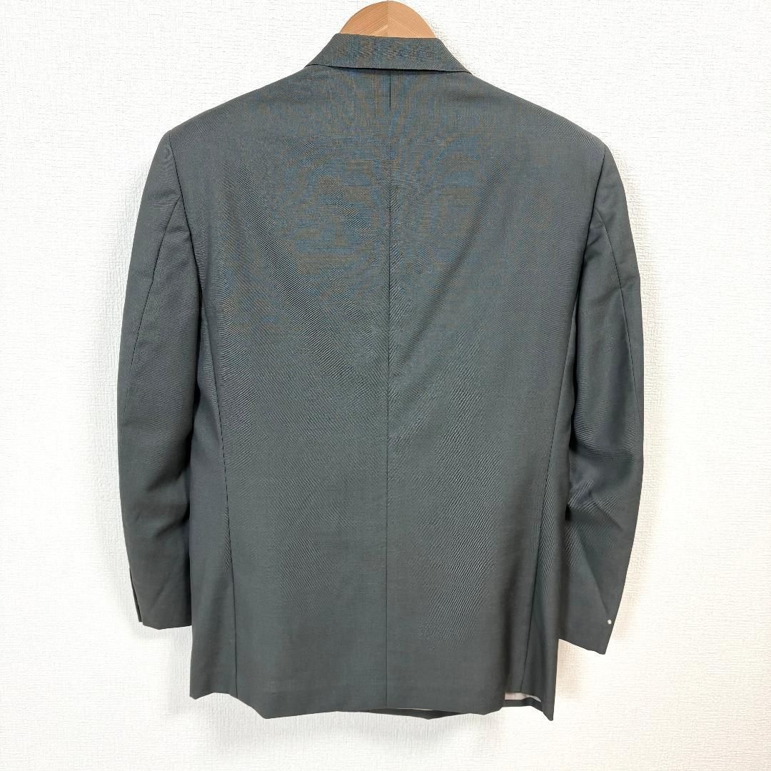 美品 希少カラー クリスチャンディオール スーツ ダブル L グリーン クリスチャンディオール ダブルスーツセットアップ モヘア混