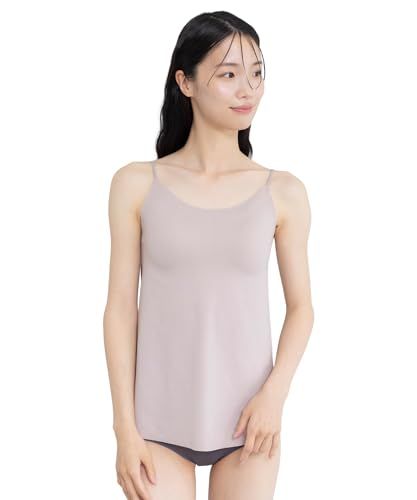 グラマラスパッツ もちフィット ブラトップ カップ付き キャミソール パカパカしない シームレス構造 ストレッチ素材 ジェル状パーツ 脇高設計 レディース タンクトップ インナー MOCHI FITpo a 60 d 6085