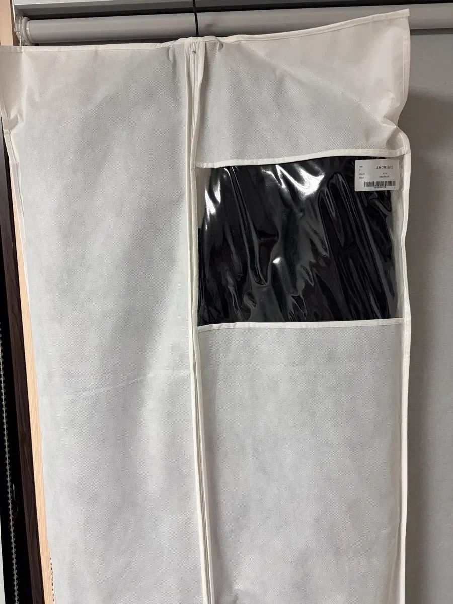 AMOMENTO アモーメント ヘアリー ロングコート ブラック L