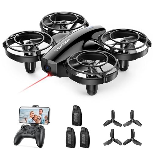ドローン 1080 Pカメラ付き 24分飛行時間 Tomzon 100 g未満 申請不要 最新対戦型 バッテリー こども向け 室内 トイドローン 小型 放り投げ飛行 ワンキー離着陸 軌跡飛行モード 宙返り サークル飛行 高度維持 お祝い po