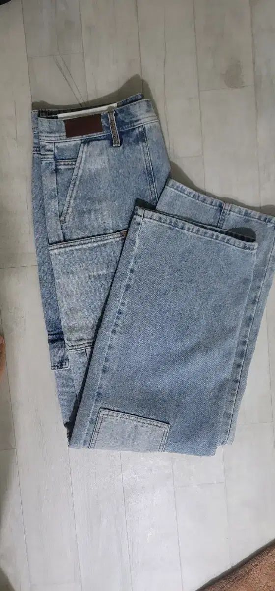 アンダースンベル パッチワーク デニム ワイド M