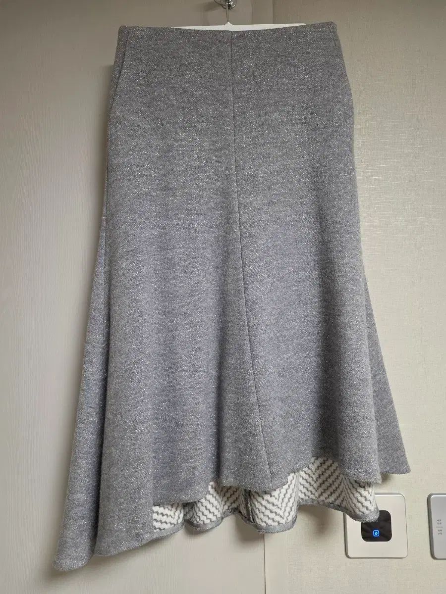 LATT by T リー ウール グリッタースカート