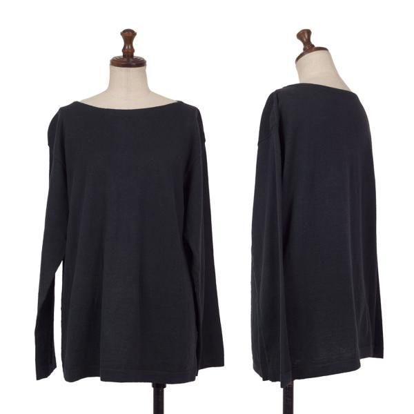 45rpm 45R 販売 umii908 コットンニットソー 紺3