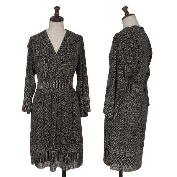 ヴィヴィアンタムVIVIENNETAM 総柄プリント切替デザインパワーネットV