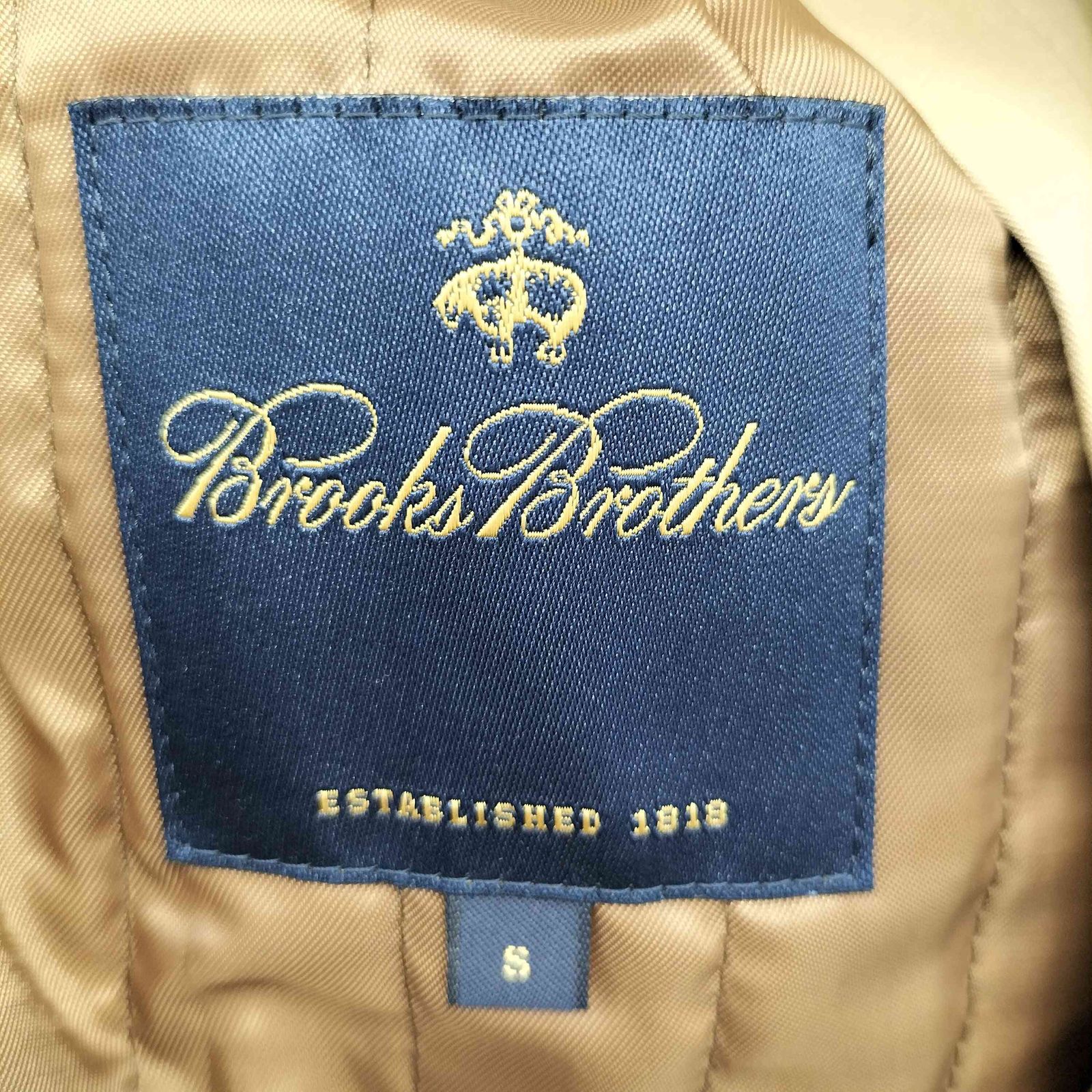 ブルックスブラザーズ BROOKS BROTHERS ライナー付き 比翼 ステン