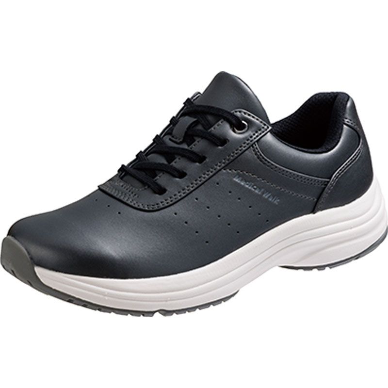 アサヒシューズ Asahi AMW WK L041 BKメタリツク アサヒメディカル