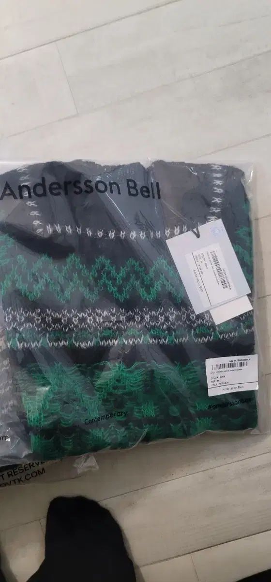 アンダースンベル モヘア ラグラン セーター m