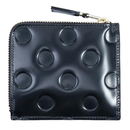 COMME des GARCONS 折り財布 POLKA DOTS WALLET メンズ レディース BLACK BK コムデギャルソン 並行輸入品 m