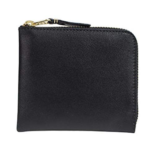 Comme des Garcons メンズ レザー コムデギャルソン 財布 二つ折り ラウンドファスナー SA 3100 コンパクト ブラック 並行輸入品 m