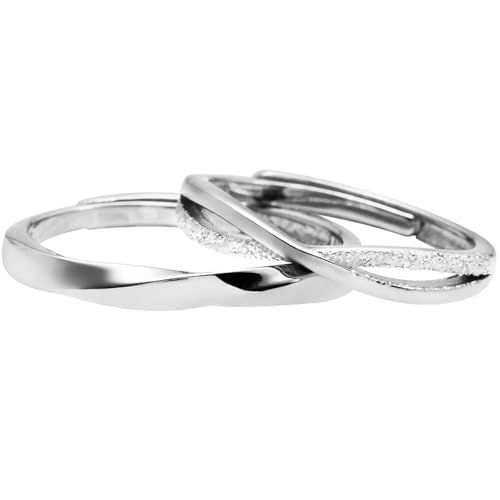 Nicoiro ペアリング 永遠の愛を表すデザイン ペアルック カップル フリーサイズ m