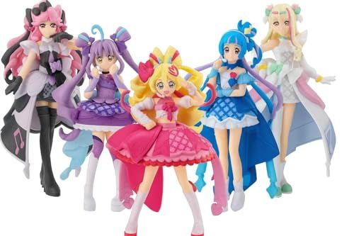 全5種セット キミとアイドルプリキュア♪キューティーフィギュア フルコンプ 入りのBOX販売ではありませんpo