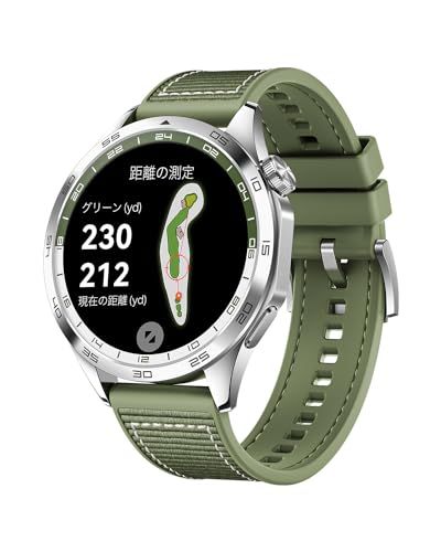 HUAWEI WATCH GT 4 46 mm ゴルフナビ搭載 スマートウォッチ コース攻略 練習モード 最長14日間持続ロングバッテリー GNSS測位 GPS カロリー管理 睡眠中呼吸乱れ検知 24時間健康管理 100種類以上の専門的ワークアウトコーチ m