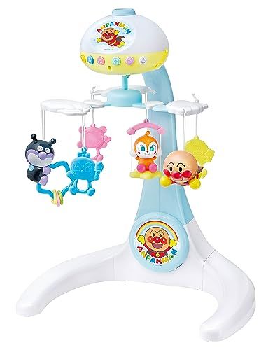 アガツマ アンパンマン 赤ちゃん泣き止ませサウンド付き すやすやプロジェクション付きメリー 男女児用 対象年齢0ヶ月以上 po