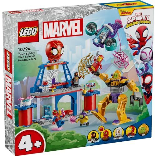 レゴ LEGO マーベル スパイディとすごいなかまたち チーム スパイディ ウェブスピナーひみつきち おもちゃ 玩具 プレゼント ブロック 知育 男の子 女の子 子供 4歳 5歳 6歳 ごっこ遊び おままごと 10794 po