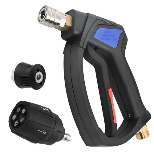 新登場省力ショートガン 旧モデルよりも半分の力できるで操作 真鍮 ケルヒャーショートガン 高圧洗浄ショートガン ケルヒャーノズル 洗車 高圧4080 PSIケルヒャー Karcher KシリーズK 2 K 3 4 5 03 dcdbd 9