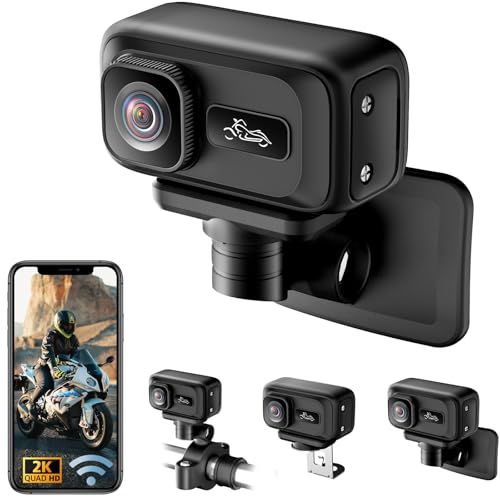 アクションカメラ 2 K ウェアラブルカメラバイク用ドライブレコーダー 64 GBカード付 小型 オートバイ用カメラ ドラレコ 2輪車向け 自転車用 フロント用 Gセンサー 自動録画 ループ録画 電動バイクドラレコ WiFiと アプ 19 c 5 b 403