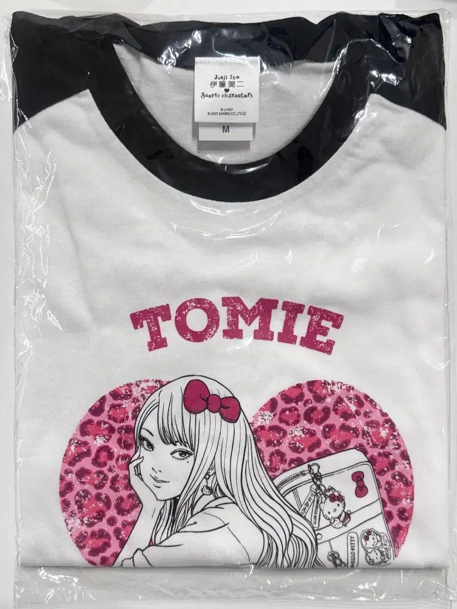 伊藤潤二 サンリオ コラボ ポップアップ ラグラン 長袖 Tシャツ トミー ヘレンキティ