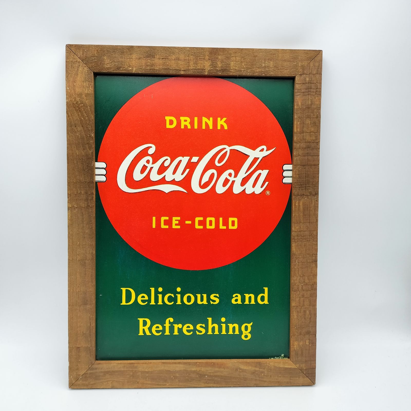 1989年製 Coca-Cola（コカ・コーラ）ヴィンテージ 約50cm 大型ブリキ