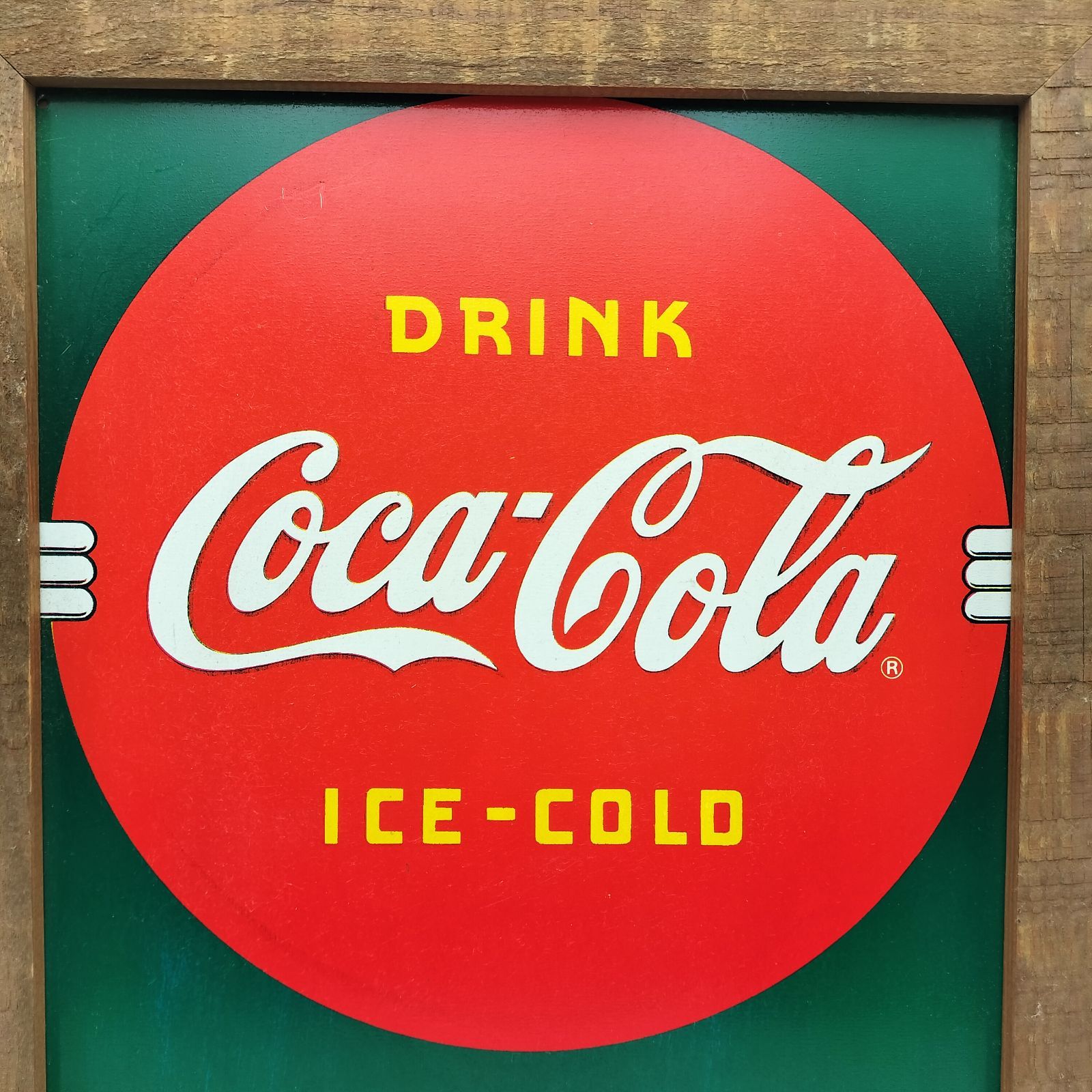 Coca Cola　ブリキ看板　レトロ Coca Cola（コカコーラ） ブリキ看板 エンボスメタルサイン COCA-COLA