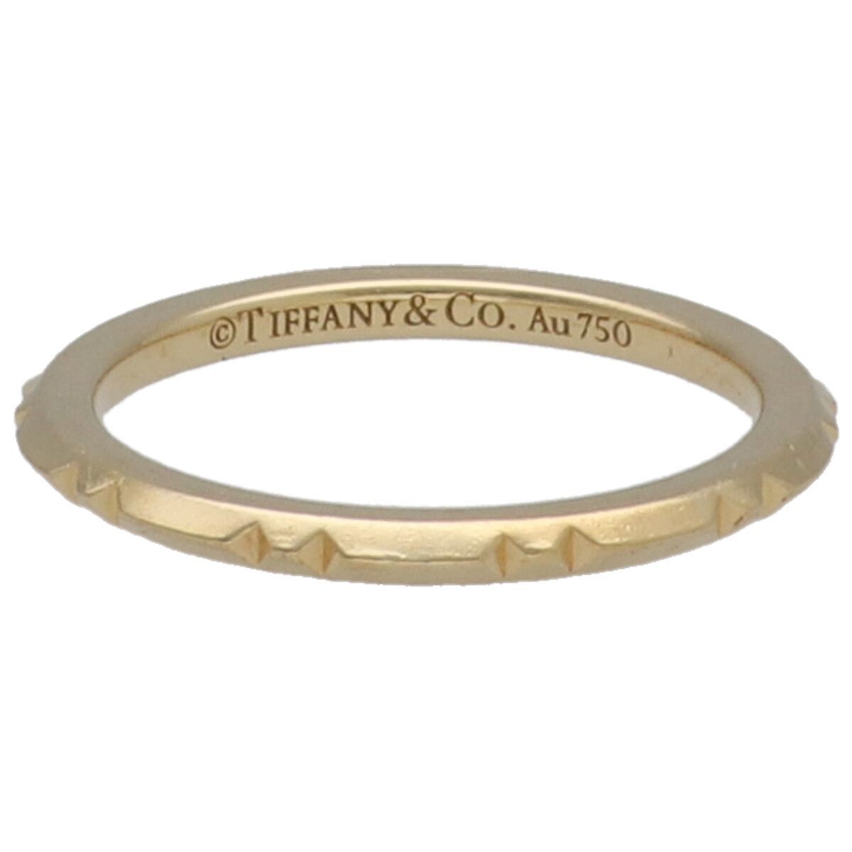 Tiffany ＆ Co ティファニー トゥルーバンドリング 約6号 K 18 YG イエローゴールド 指輪 アクセサリー RS