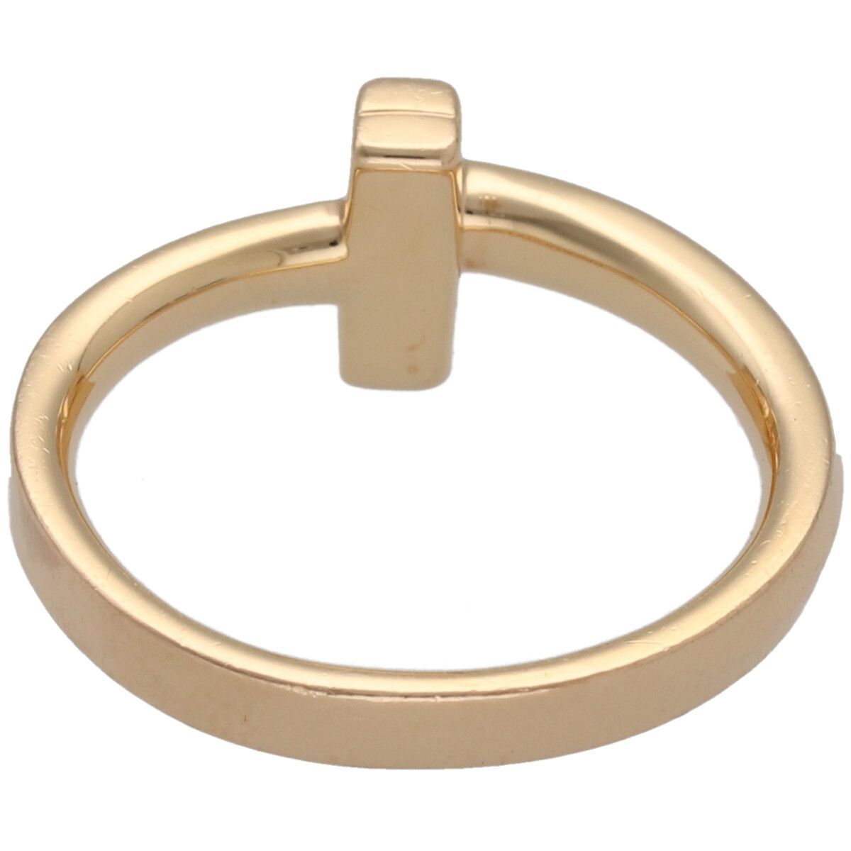 Tiffany ＆ Co ティファニー Tワンリング 約8号 K 18 RG ローズゴールド PG ピンクゴールド 指輪 アクセサリー RS