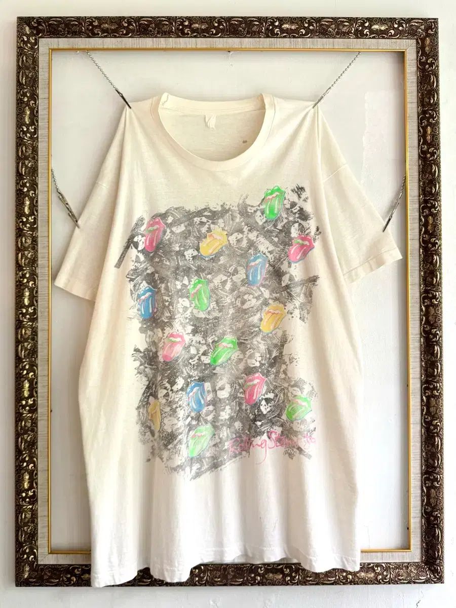 ヴィンテージ 80 s Rolling stones ローリングストーンズ バンドTシャツ