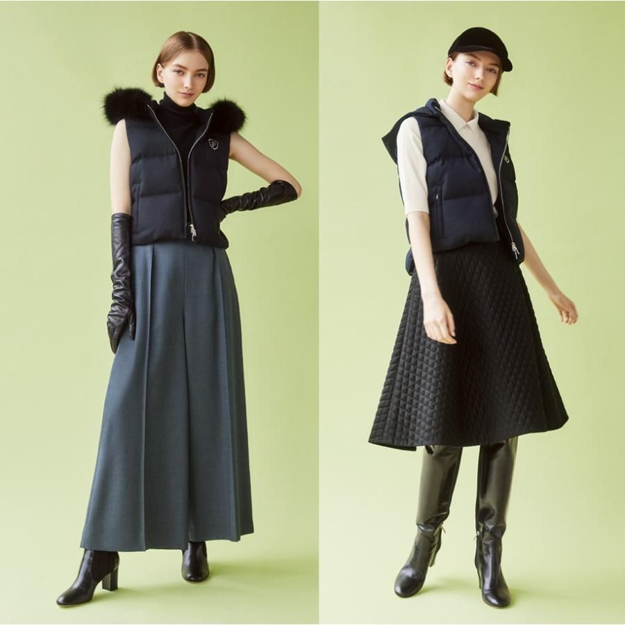 FOXEY フォクシー Vest CHaleur ベスト シャルール 42362 カラーソフィーグレー フォックスファー40