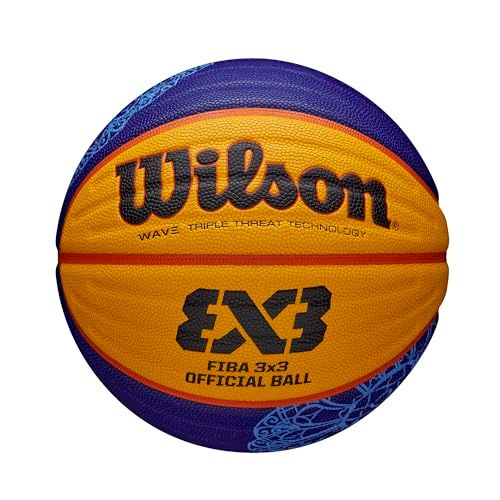 Wilson ウイルソン バスケットボール FIBA 3 X ゲームボール リミテッドエディション 6号 直径約23 2 cm ブルーpo