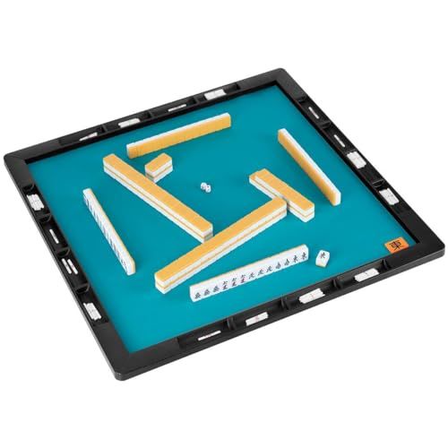 SUNPIE 麻雀マット 麻雀牌セット キャリーバッグ付 超軽量 持ち運び便利 70 x 3 cmpo