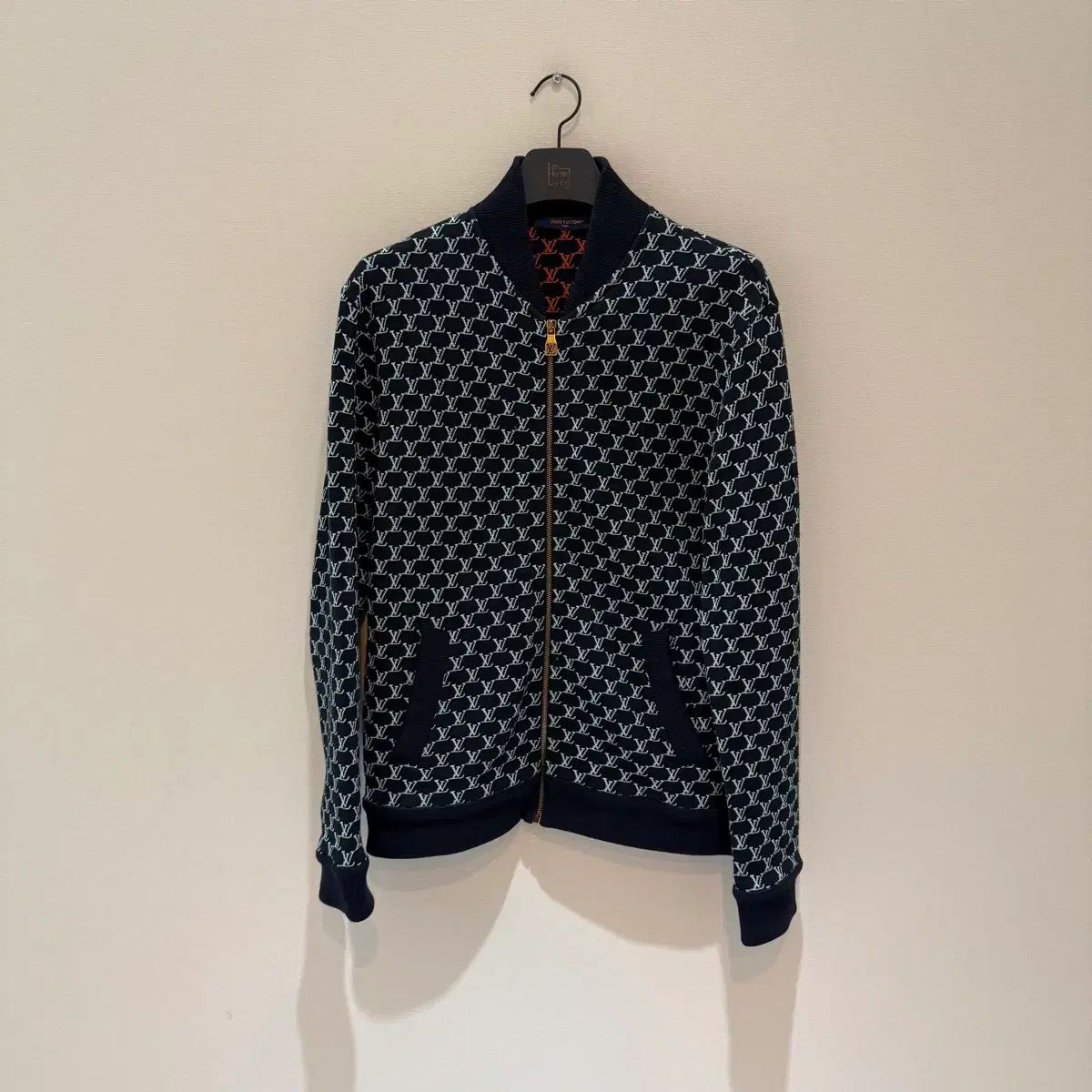 Lサイズ ルイヴィトン ダブル FACE コットン ジャージ ボマー ジャケット