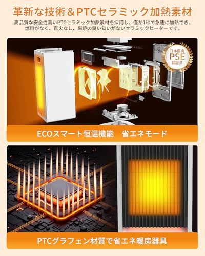 卓上温風ヒーター