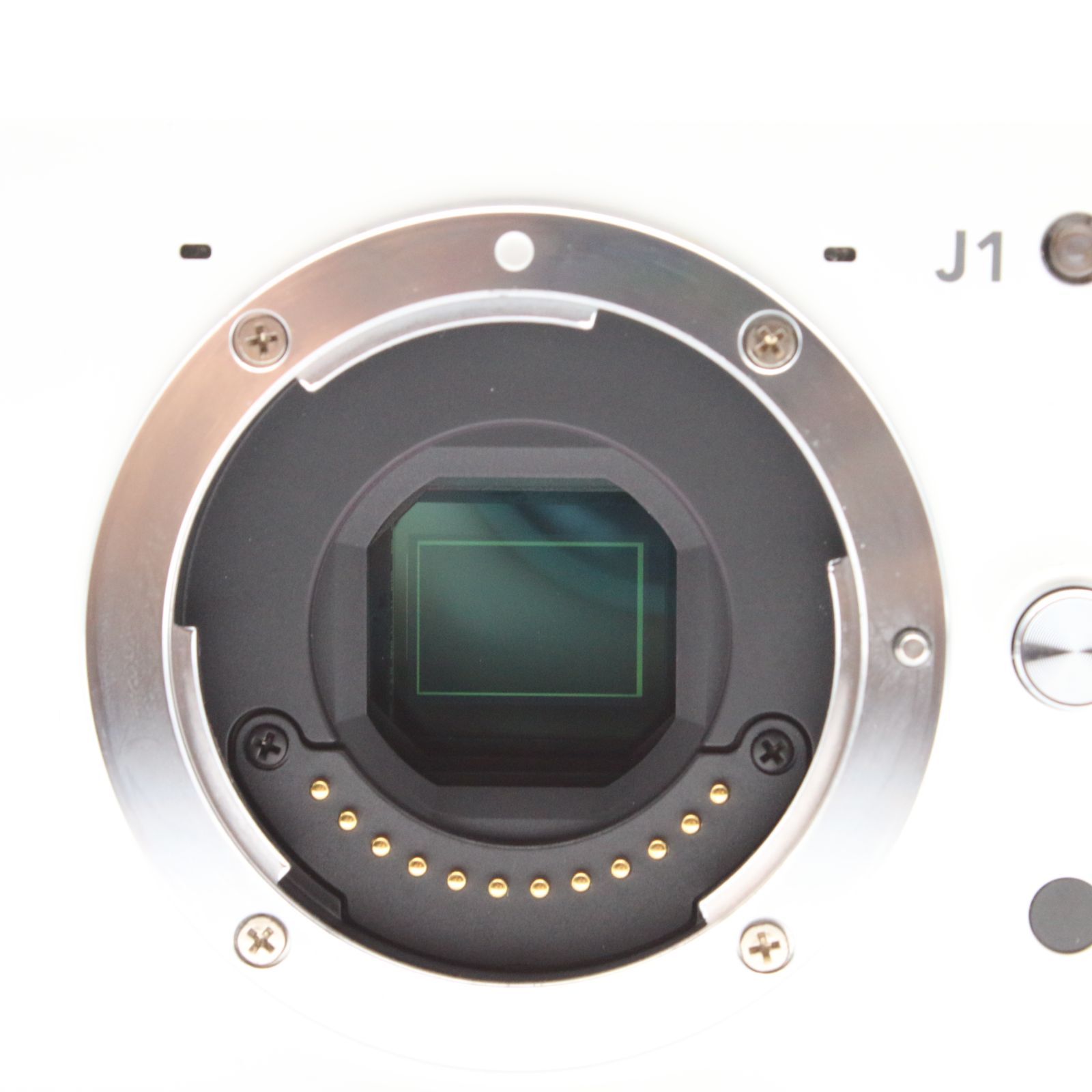 極上品】 Nikon 1 J1 ボディ ホワイト ミラーレス コンパクト 軽量