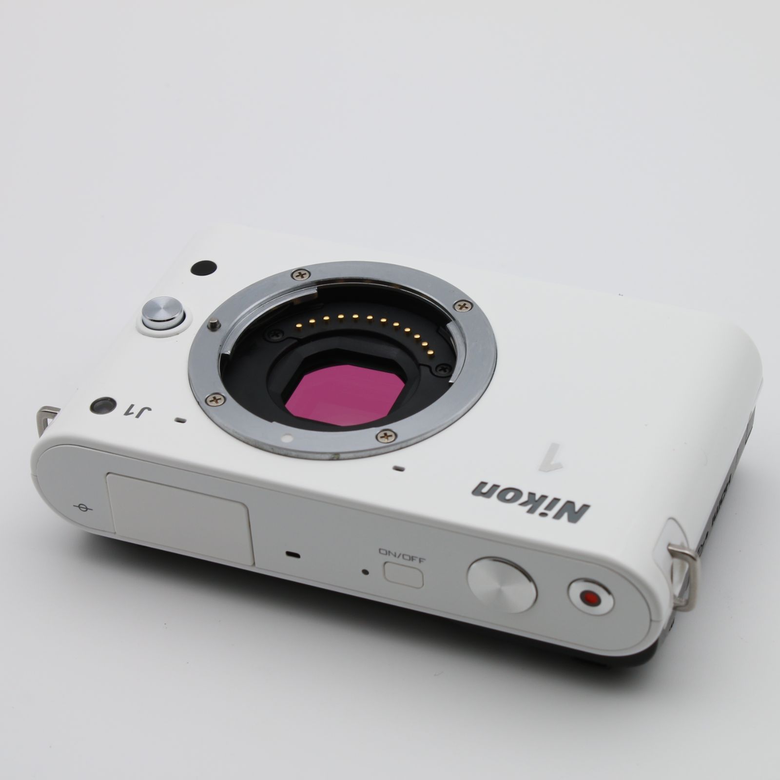 上品 Nikon 1 J 標準ズームレンズキット ホワイト ミラーレス コンパクト 0431278