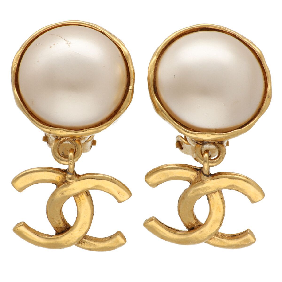 CHANEL シャネル ピアス 94 A フェイクパール ココマーク イヤリング 両耳 YM
