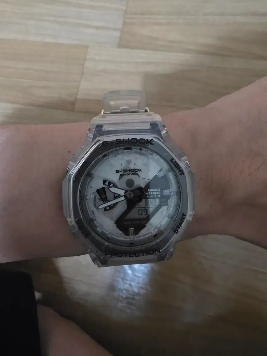 カシオ G SHOCK GA 2100 SKE クリア ウォッチ