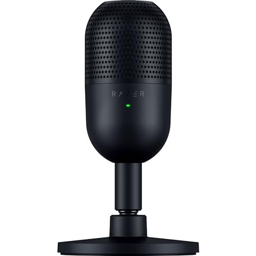 Razer レイザー Seiren V 3 Mini コンデンサーマイク 超コンパクト設計 タップ式ミュートセンサー ゲーミングマイク USB マイク 配信 セイレーン ブイスリー ミニ 保証品 m