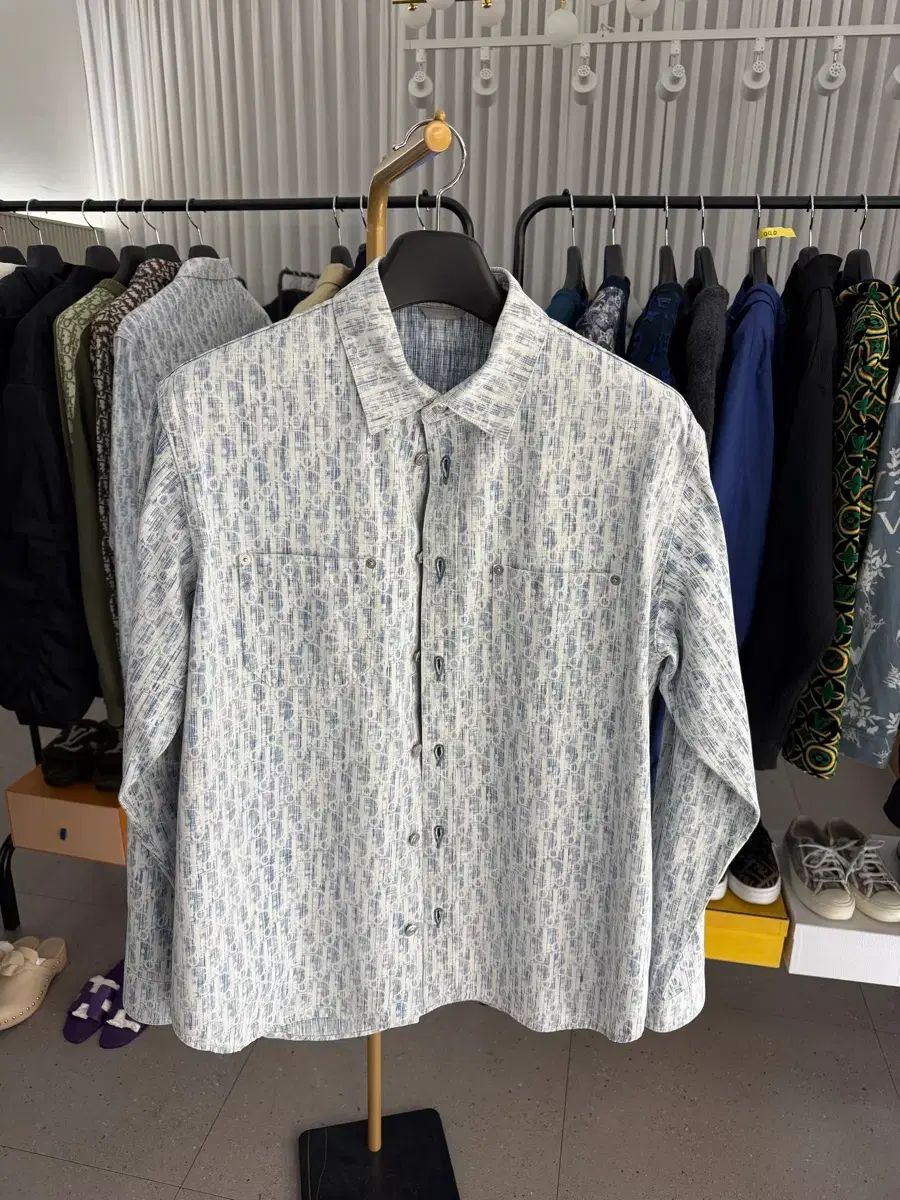 ディオール オブリーク カスリ シャツ 39