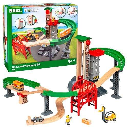 BRIO ブリオ ウェアハウスレールセット 33887 対象年齢 3歳 おもちゃ 玩具 木製おもちゃ 木製レール レールセット プレゼント po