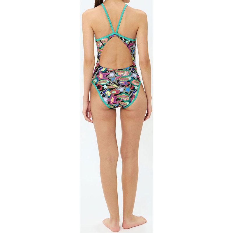 Speedo スピード Sparkling Boom TurnS Suit 水泳 水着レディース競泳