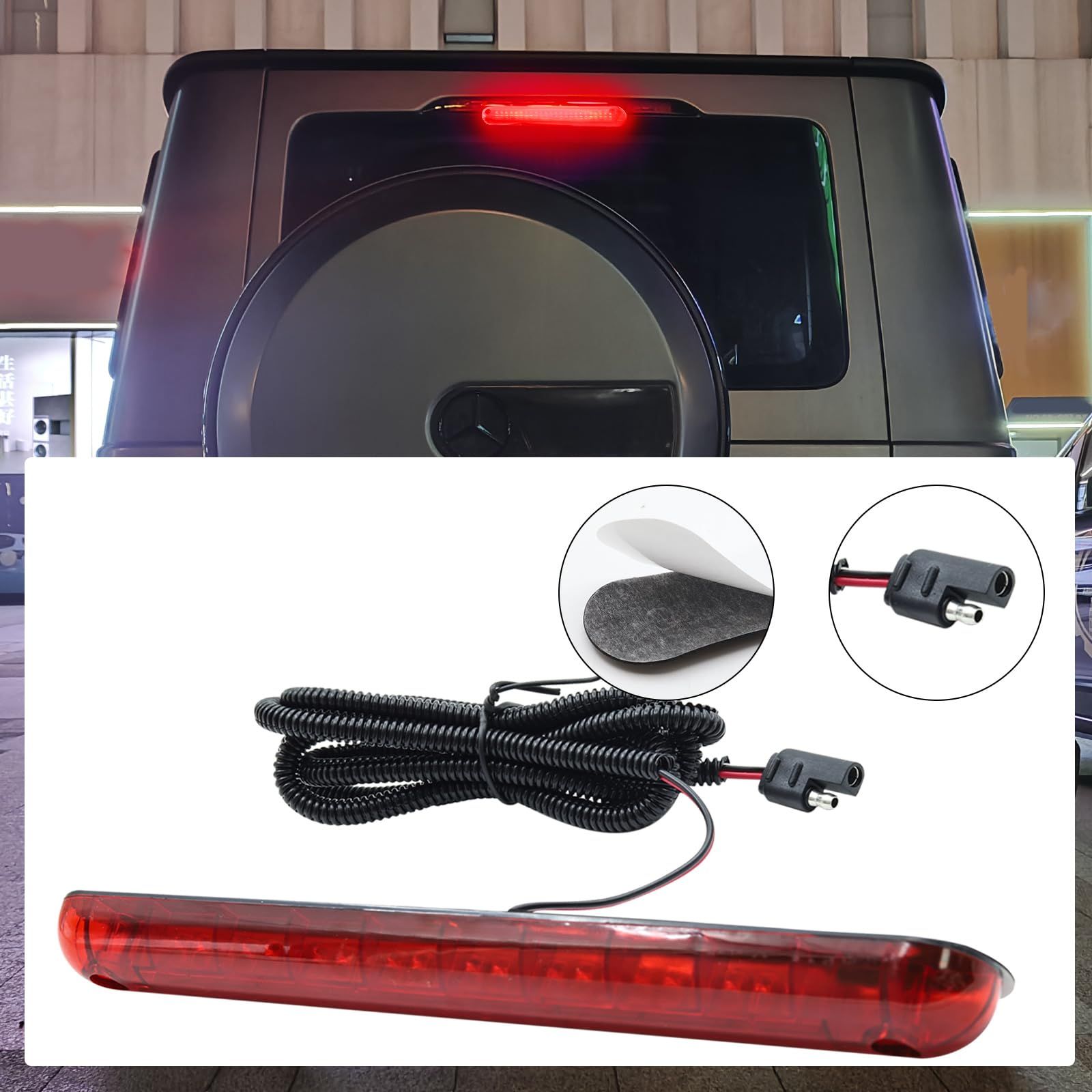 Ygmylandbb 新型 ハイマウントストップランプ 汎用 led ブレーキランプ