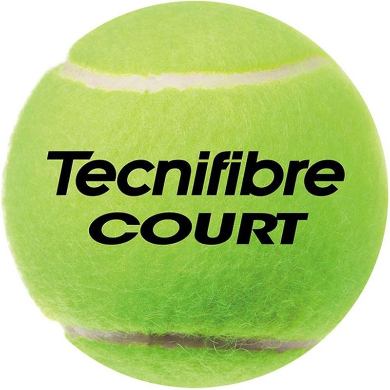 ロット販売：入り数4球×15】Tecnifibre(テクニファイバー) COURT 4球