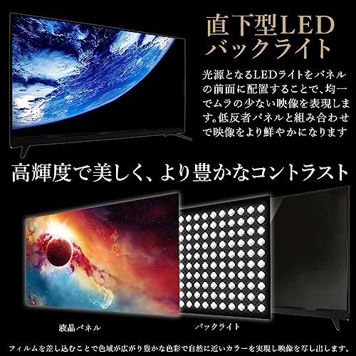 50V型 4K対応 地上・BS・110度CS 液晶テレビ ダブルチューナー内蔵