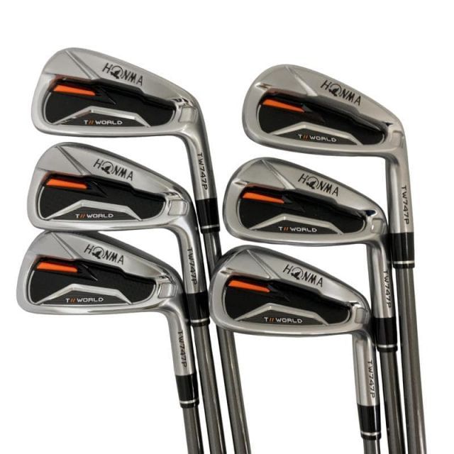 本間ゴルフ TOUR WORLD TW 747 P 6 S アイアンセット IR VIZARD for 50 アイアン フレックスSR メンズ 男性用 右利き 右用 Bランク ゴルフクラブ