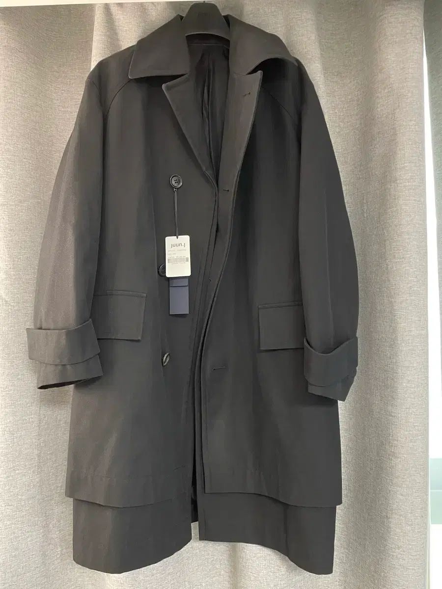 Juun J ジュンジェイ ブラック ウーブン hedn コート サイズ42