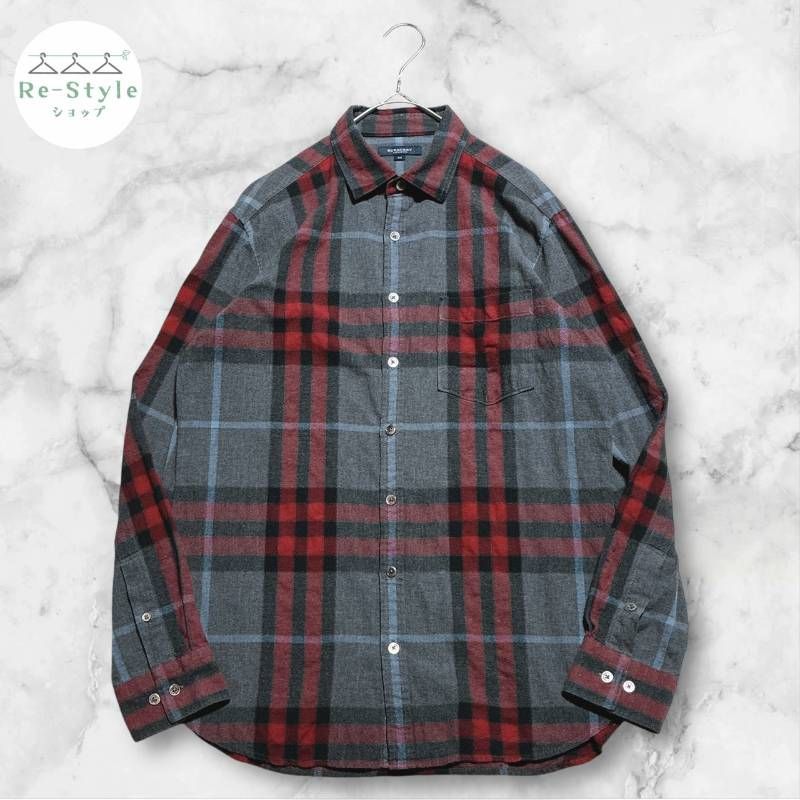 BURBERRY LONDON バーバリーロンドン 長袖シャツ メガチェック