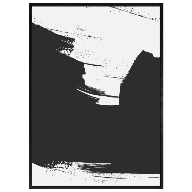 キャンバスアートパネル Sumi Abstract Art 31.5x43.5cm 抽象画 和